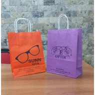 FİRMANIZA ÖZEL BASKILI KRAFT ÇANTA 18x8x24