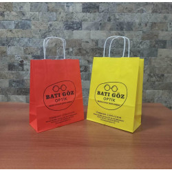 FİRMANIZA ÖZEL BASKILI KRAFT ÇANTA 25x12x31