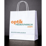 FİRMANIZA ÖZEL UV BASKILI BEYAZ KRAFT ÇANTA