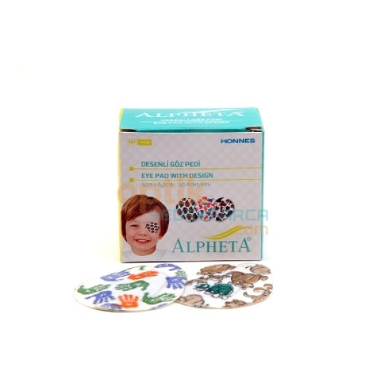 ALPHETA DESENLİ GÖZ KAPAMA (50 ADET)