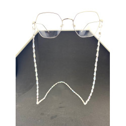 GÖZLÜK ASKISI - SAFİR DAMLA - BEYAZ