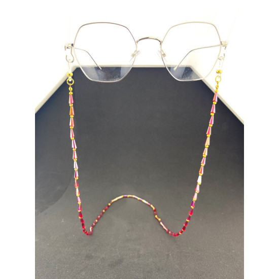 GÖZLÜK ASKISI - SAFİR DAMLA - BORDO