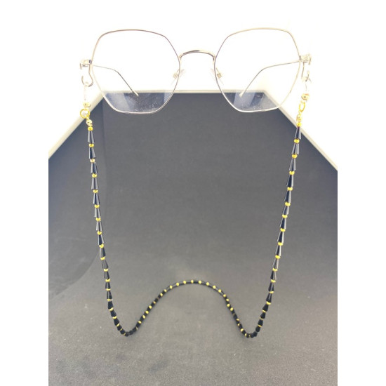 GÖZLÜK ASKISI - SAFİR DAMLA - SİYAH