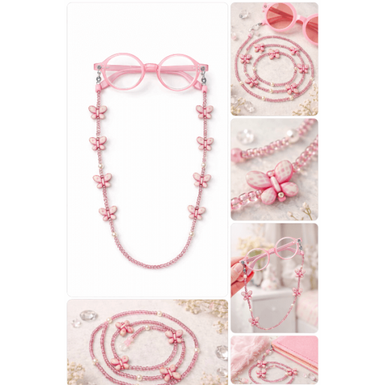 ÇOCUK GÖZLÜK ASKISI-KELEBEK